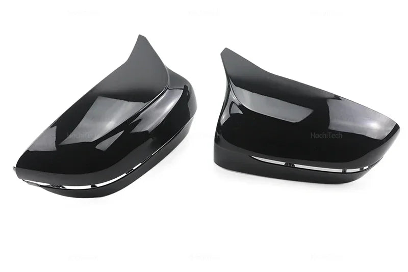 For BMW 3 4 5 6 7 8 series G20 G22 G30 G38 G11 G15 G16 Car Rearview Mirror Cover Side Wing Protect Frame Covers Bright Black