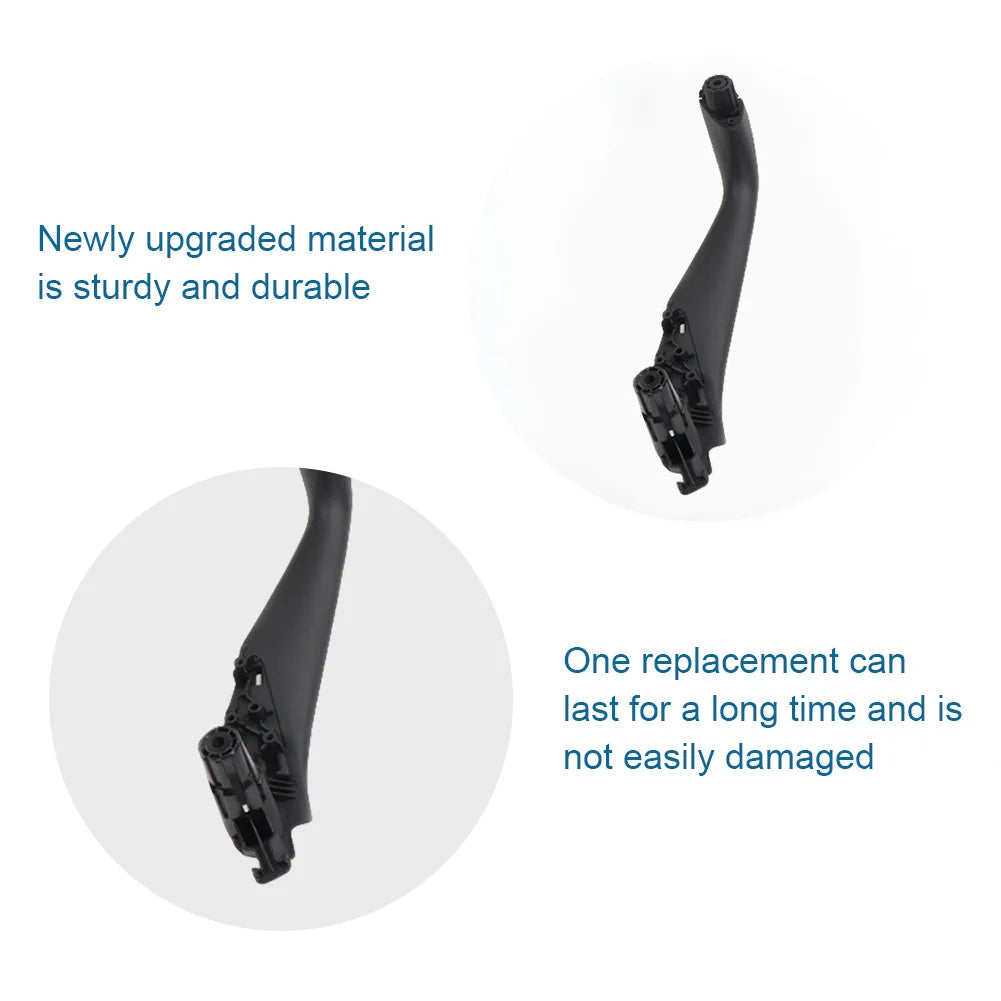 For BMW 5 Series G30 G31 G38 17-23 Car Door Handle Inside Panel Trim Left Right Door Pull Handle Carbon Fiber Car Door Pull Grab