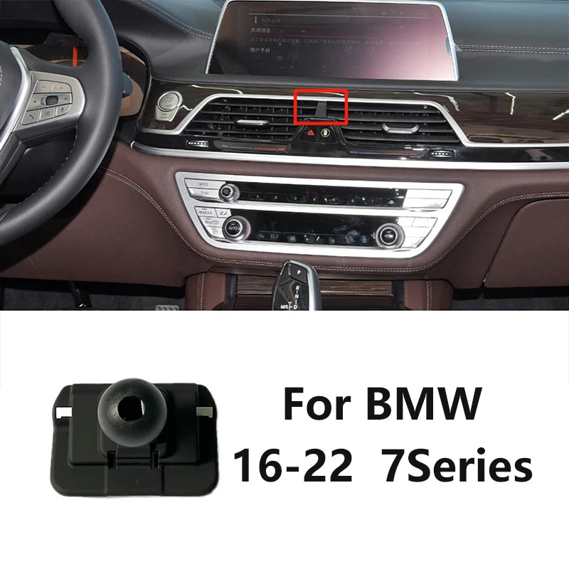 Car Special Phone Holder Stand 17mm Ball Head Base Interior GPS Mount Bracket For BMW 1/2/3/4/5/7 Series/X1X2/X3/X4/X5/X6/X7