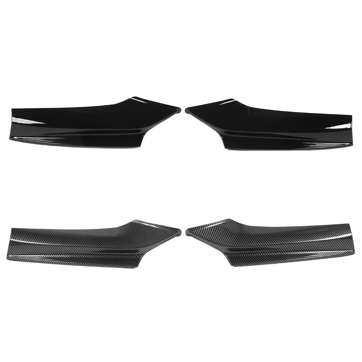 1pair Front Bumper Lip Splitter Spoiler For BMW F10 F11 M Sport 5 Series 520i 530i 2011-2017 Front Diffuser Body Kits Tuning