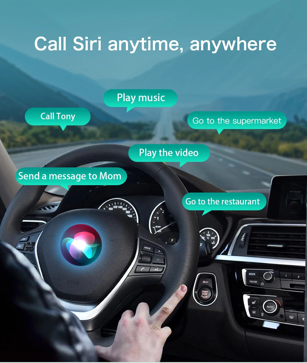 AUTOABC Wireless CarPlay for BMW EVO X5 F15 F85 X6 F16 F86 G01 2017-2019 with Android Mirror Link AirPlay Carplay Support Touch