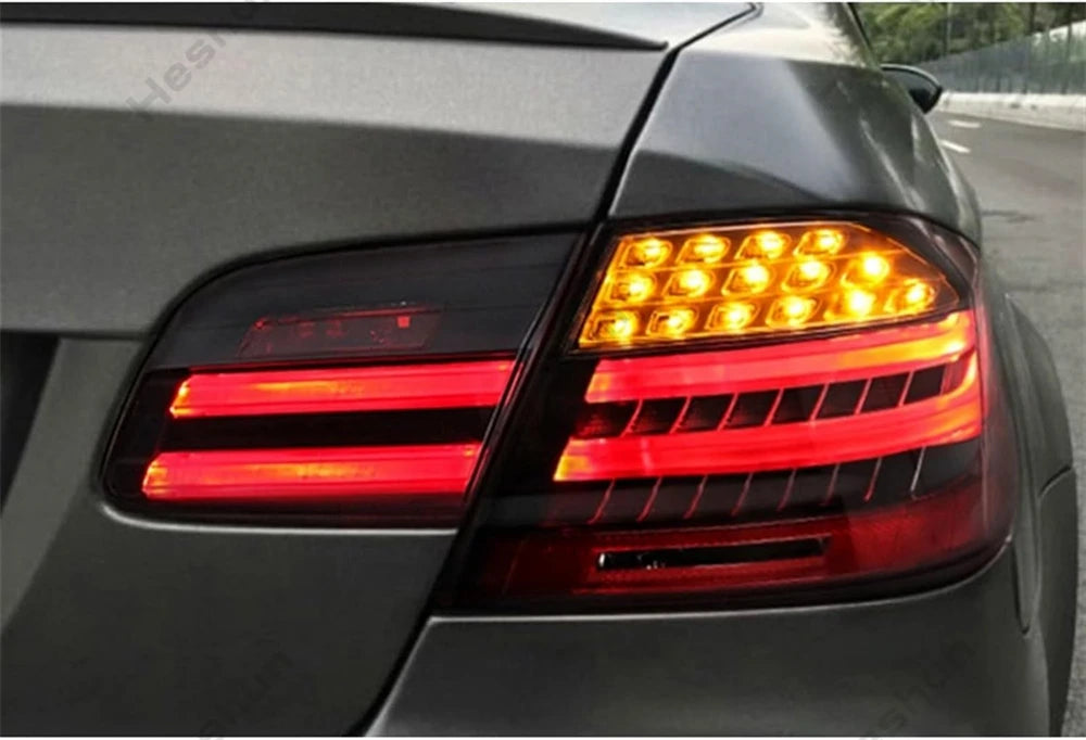 Pair Full LED Taillights For BMW 3 Series E92 M3 coupe 328i 335i 330i 2006 - 2012 Taillamp Rear Lamp Brake Fog Turn Signal Light