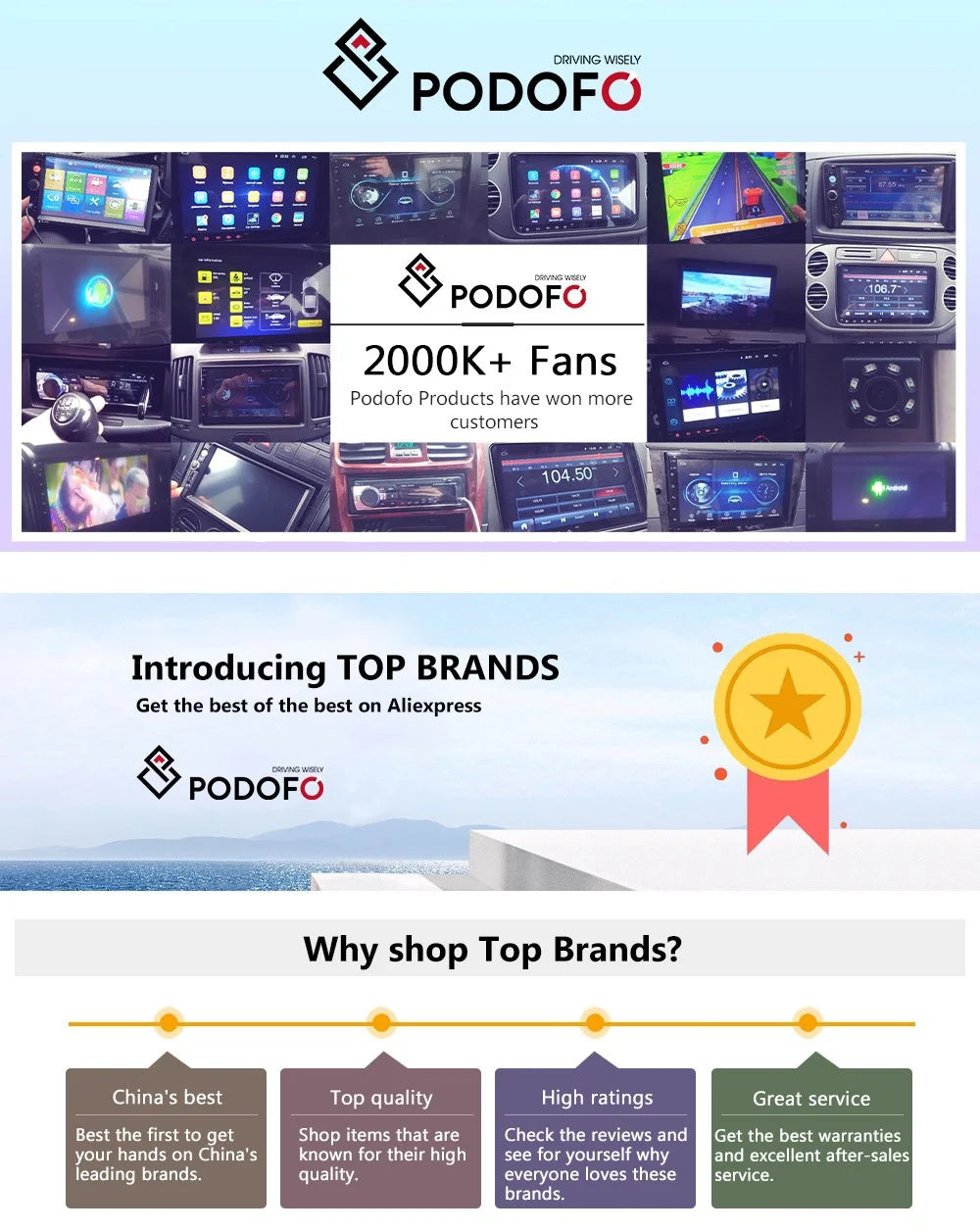 Podofo Wireless Carplay Android Auto Car Radio For BMW E46 1999-2005 Car Intelligent Systems 2din Car Multimedia Player
