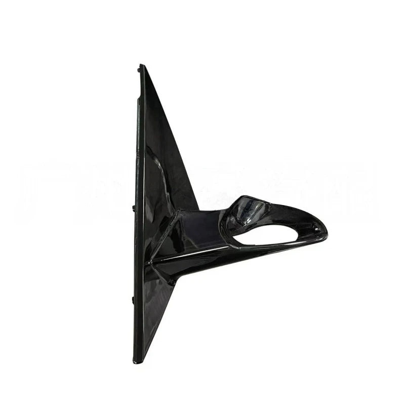 Black Front Window Triangle Trim Plate Side Mirror Garnish Cover Panel Mirror Base Holder for BMW 3 Series G20 G21 G28 2020-2023