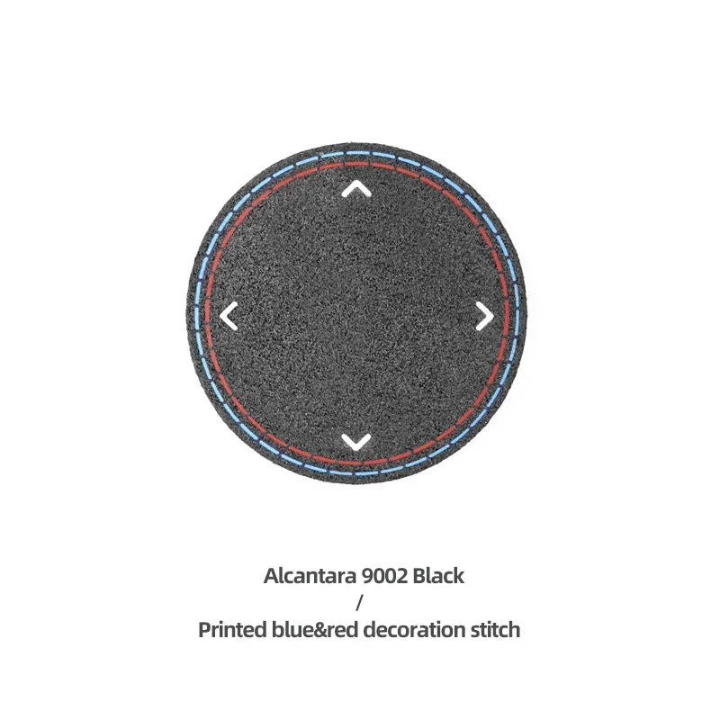 Made of Alcantara For BMW G20 F20 F30 F10 F31 F32 F34 F36 Series 1 2 7 X3 X4 X5 X6 i3 iX3 Z4 Car Multimedia Knob Trim Sticker