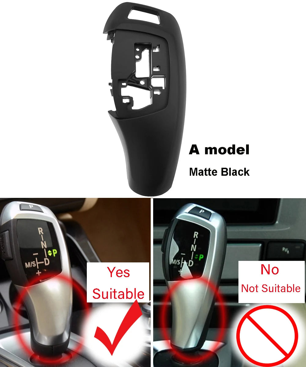 Car Gear Knob Shift Lever Cover Replacement for BMW 1 2 3 5 7 Series F10 F20 F21 F22 F11 F01 X1 X3 X4 M3 M5 F30 F25 F Chassis