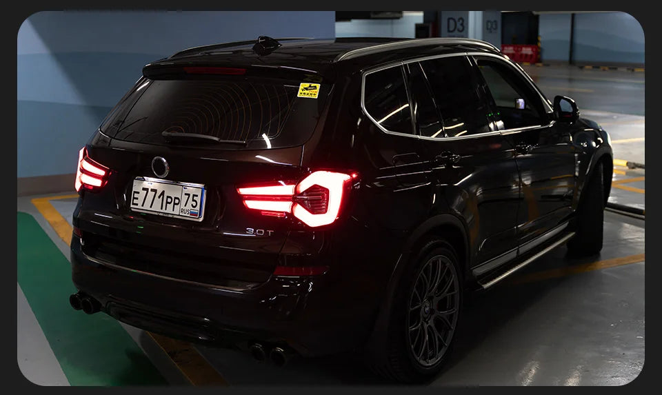 Car Lights for BMW X3 F25 2011-2017 LED Auto Taillight Assembly Upgrade 2023 The Newest G01 G08 Design Signal Lamp Accessories