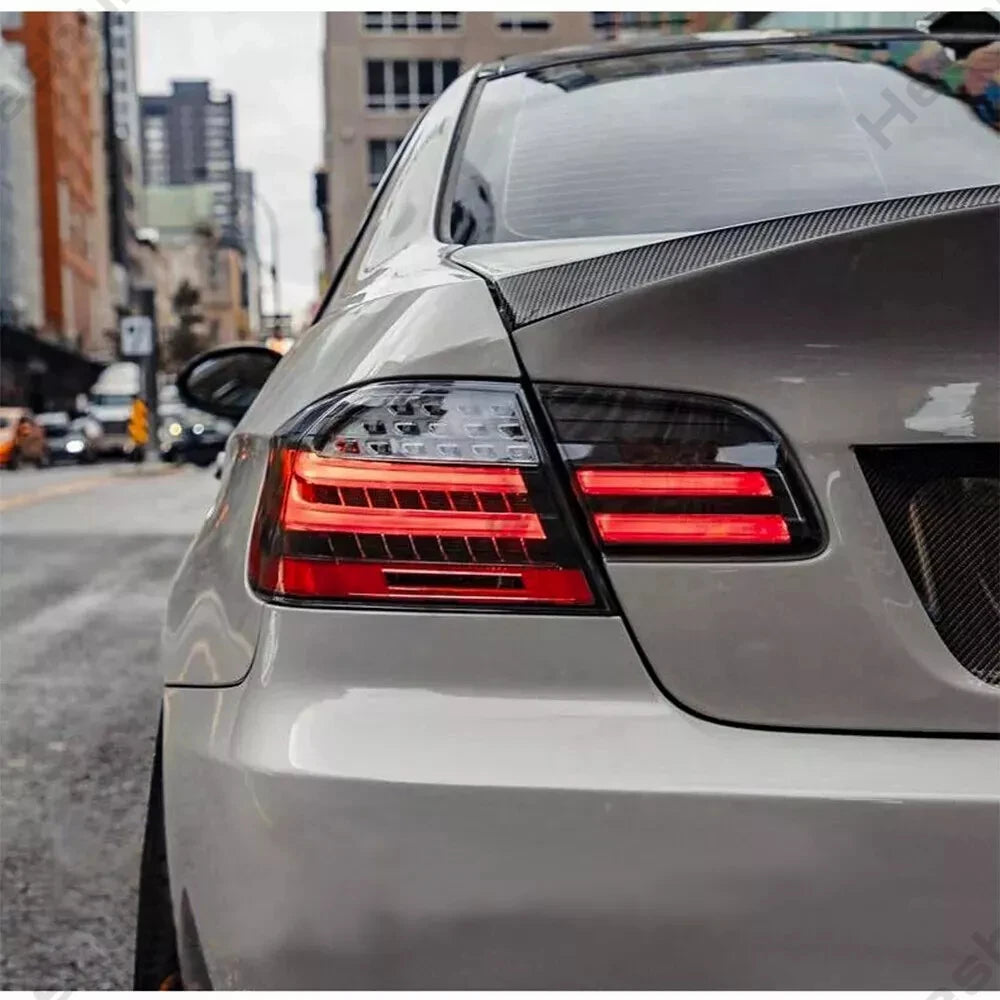 Pair Full LED Taillights For BMW 3 Series E92 M3 coupe 328i 335i 330i 2006 - 2012 Taillamp Rear Lamp Brake Fog Turn Signal Light