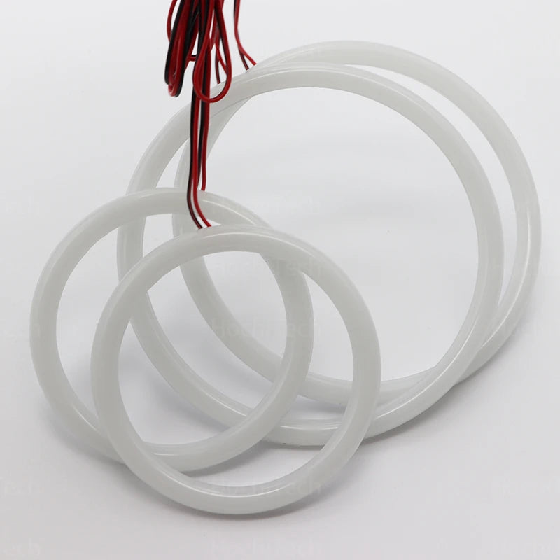 For BMW 3 Series E90 E92 E93 M3 2007-13 Coupe Cabriolet Hight Quality LED Angel Eyes Kit Cotton White Ring