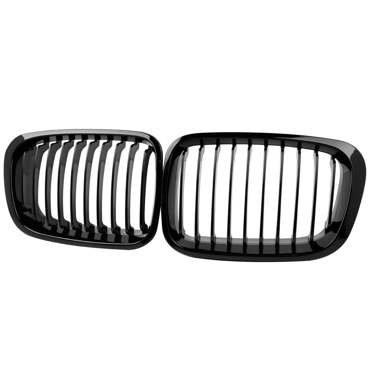 For BMW 3-Series E46 Grill 1998-2001 2/4 Doors Car Front Kidney Grill 318i 320i 325i 330i Gloss Black Racing Grille Accessories
