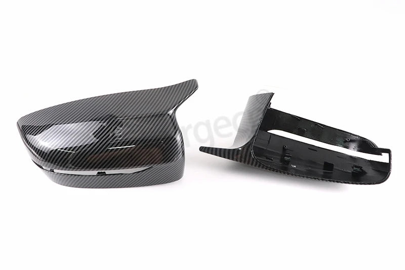 2Pcs Car Bright Black Side Rear View Mirror Cover Replacement For BMW 3 4 5 7 Series G20 G22 G30 G31 G38 G11 G12 2016 - 2022