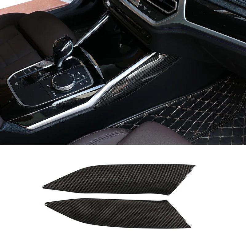For BMW 3 Series G20 2020-2022 ABS Carbon Fiber Interior Kit Dashboard Console Gear Shift Panel Decoration Cover Trim Stickers