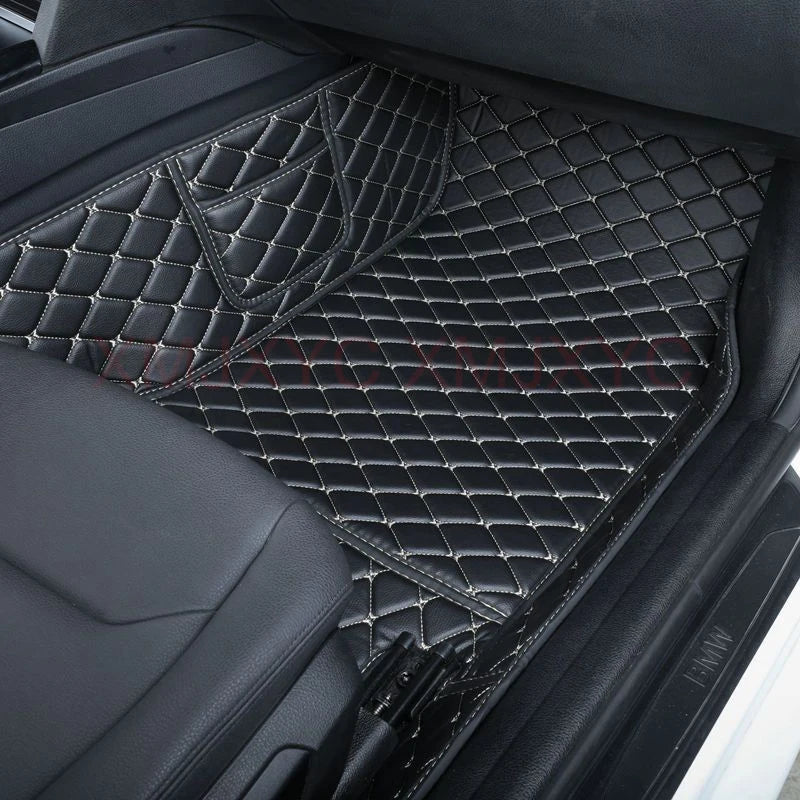 Artificial Leather Custom Car Floor Mats for BMW 4 Series F32 Coupe F33 Convertible F36 Gran Coupe Interior Accessories Details