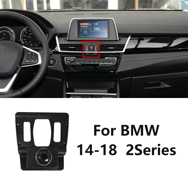 Car Special Phone Holder Stand 17mm Ball Head Base Interior GPS Mount Bracket For BMW 1/2/3/4/5/7 Series/X1X2/X3/X4/X5/X6/X7