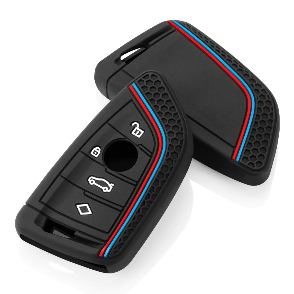 Silicone Car Key Case Cover Shell Fob for BMW F30 F31 F32 F34 F20 F21 F07 F10 1 3 5 7 Series X1 X3 G01 X4 G02 X5 F15 F16 M3 M4