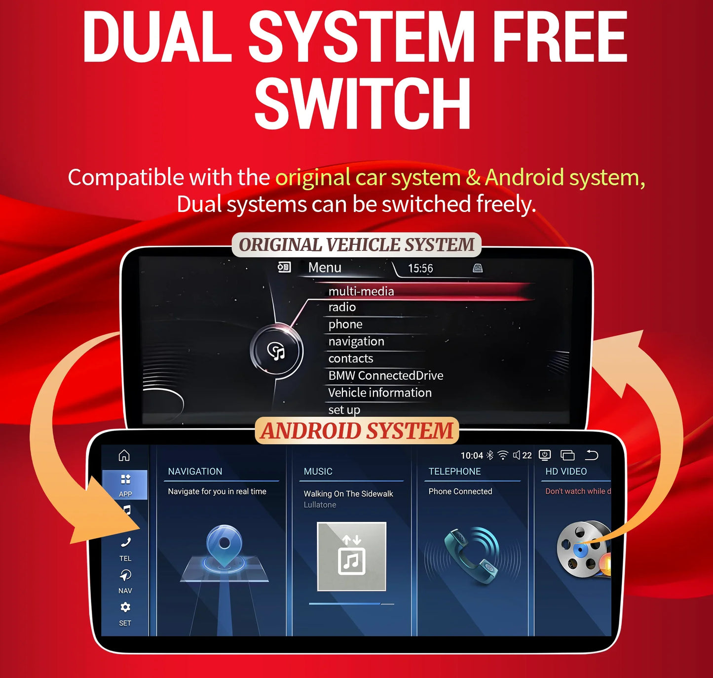 12.3 inch Android 13 For BMW X3 G01 X4 G02 2018-2022 Car Radio 4G GPS Wireless Bluetooth Carplay Snapdragon 680 Head Unit Screen