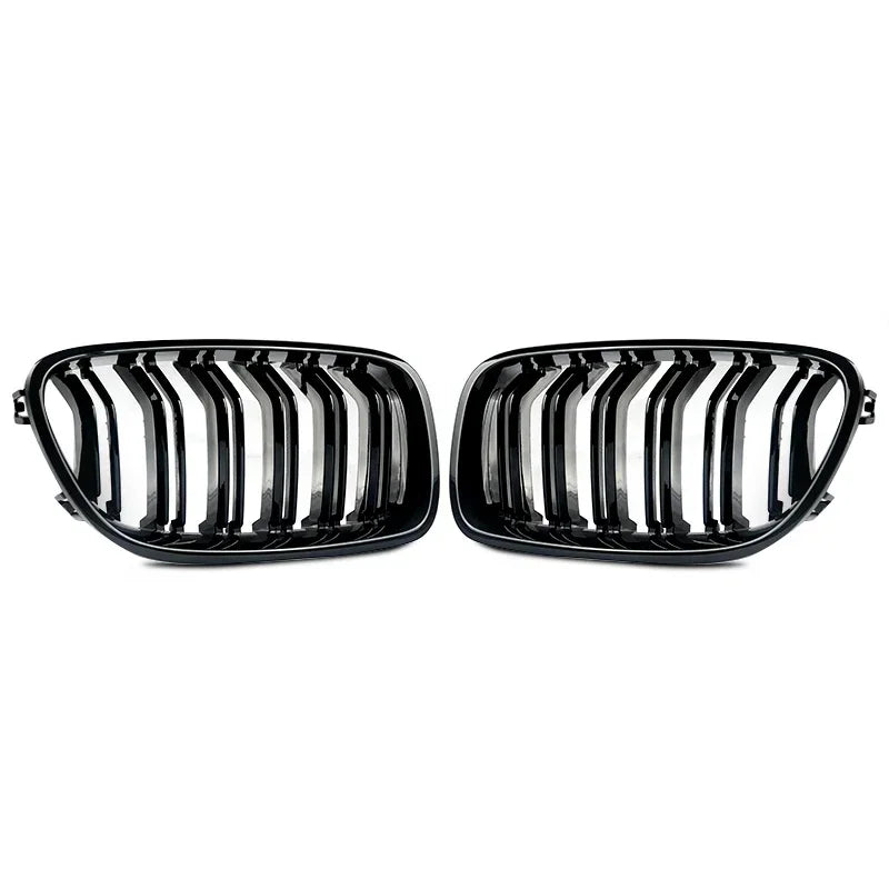 Gloss Black For BMW 5 Series F10 F11 F18 M5 Front Bumper Grills Double 2010-2016 Wide Kidney Grille 520d 530d 540i 528i 535i CAR