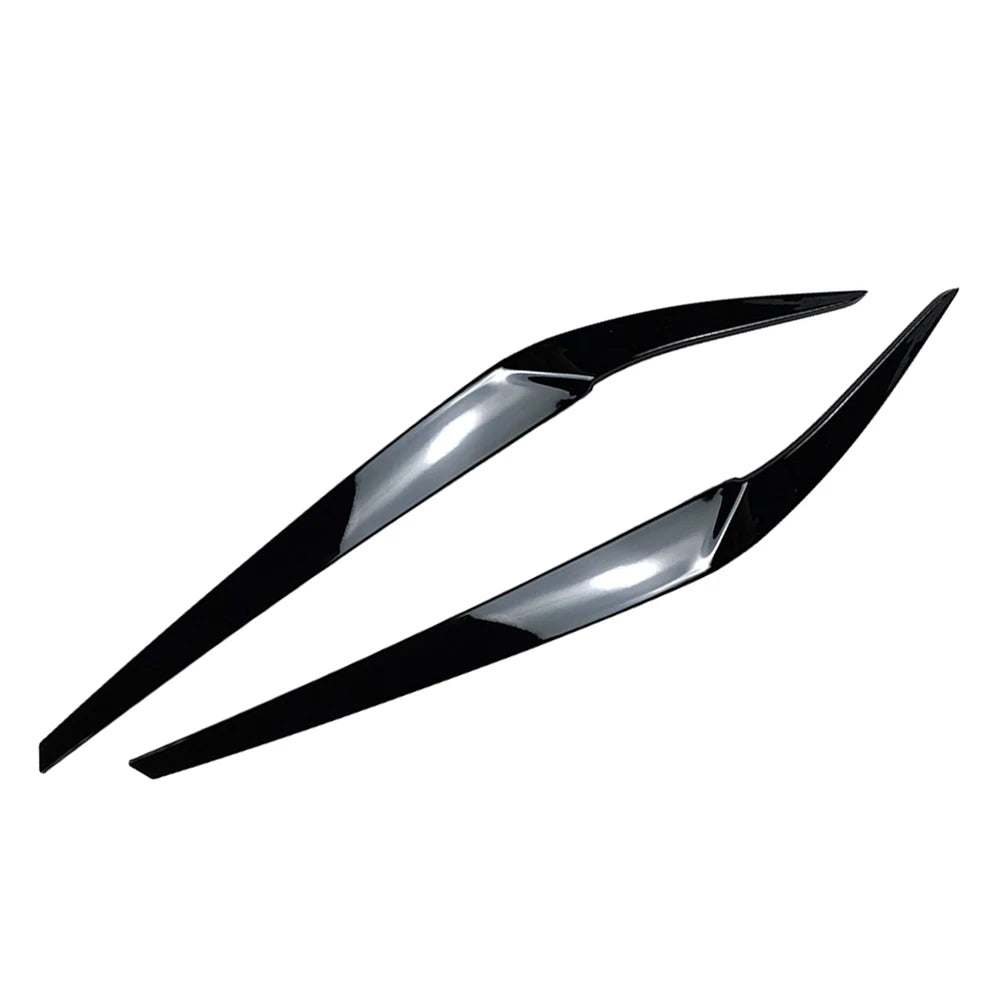 Car Front Headlight Eyebrow Eyelid Cover Trim For BMW 5 Series G30 G31 G38 F90 M5 525I 530I 540I 2017 2018 2019 2020 2021