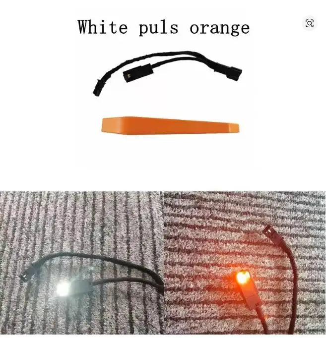 For BMW 3Series F30 F31 F34 M3 4Series F32 F33 F36 M4 LCI LED Center Console Cup Holder Light Ambient Lighting Orange/Ice Blue