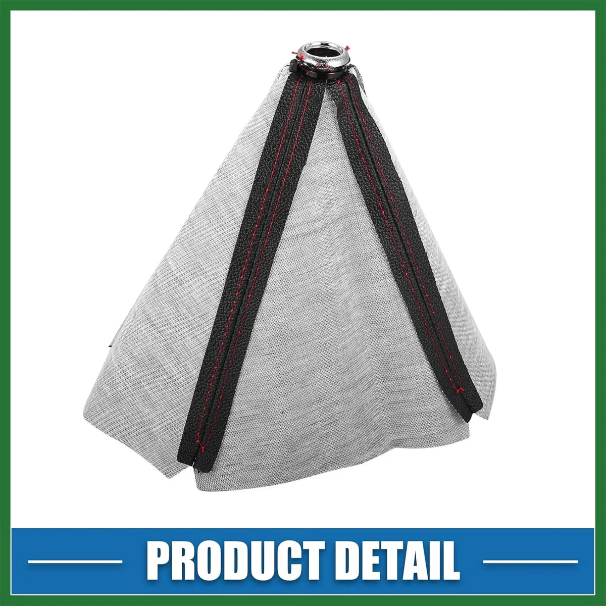 General suede leather car shift collar car manual shift lever knob shift cover accessories