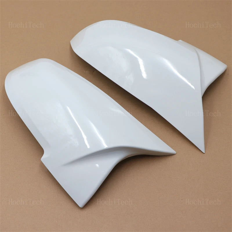 2x White mirror cover Black mirror cover Overlay for BMW 1 2 3 3GT 4 X1 E84 M2 i3 Series F20 F21 F22 F23 F30 F31 F32 F33 F34 F80