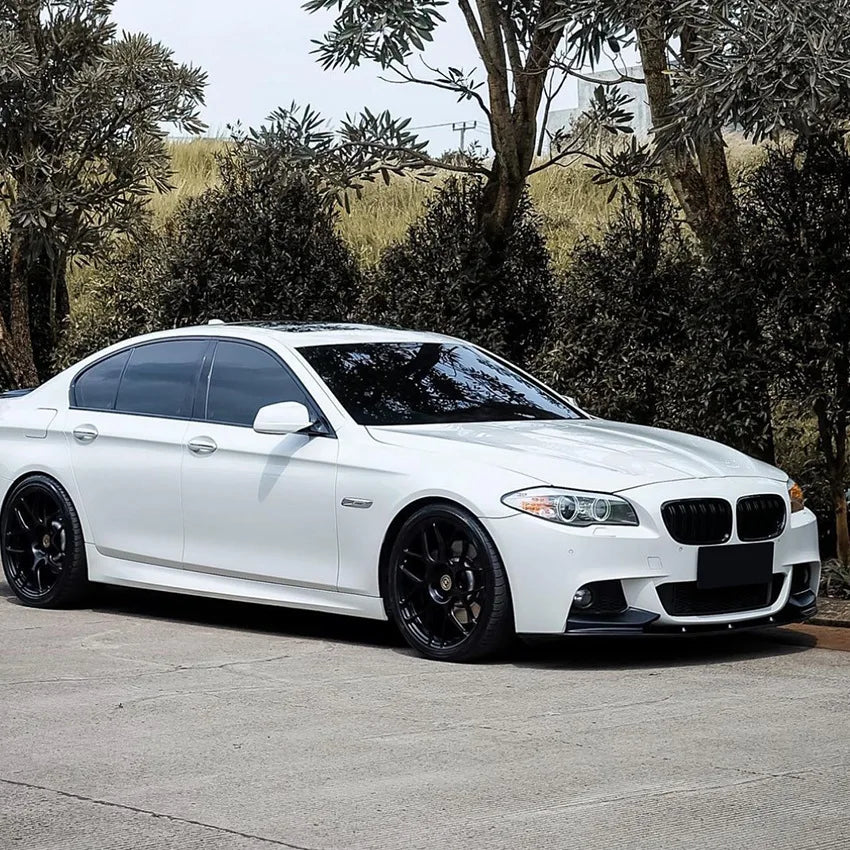 For BMW 5 Series F10 F11 M Sport 535i 528i M550d 2010-2016 Car Front Bumper Lip Splitter Diffuser Body Kit Spoiler Trim Tuning