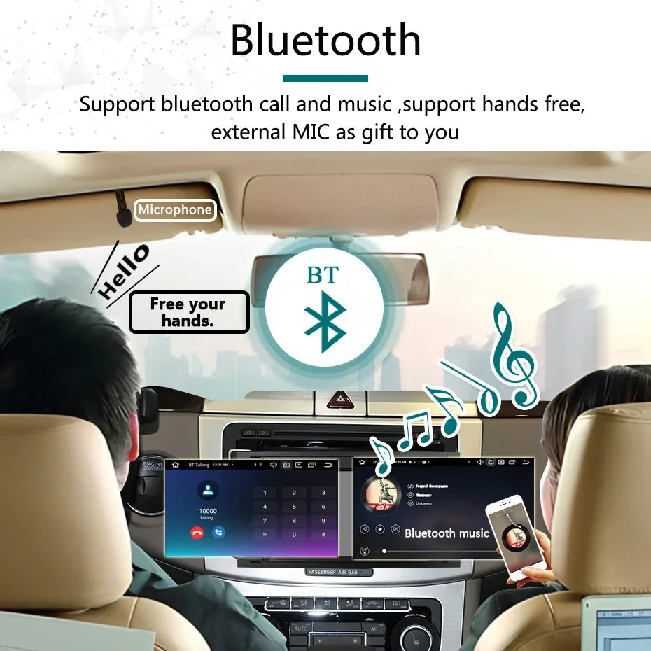 Carplay Android 15 Auto Car Radio Multimedia 7'' Screen For BMW 5 Series E39 X5 E53 M5 1995-2007 2 din autoradio Stereo 4G LTE