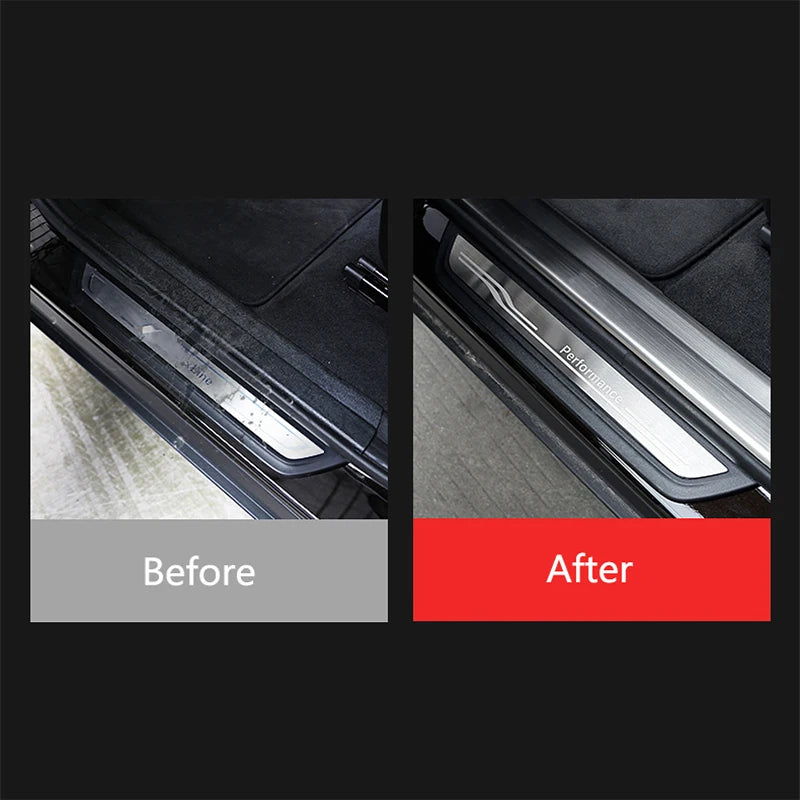 For BMW 1 2 3 4 5 Series F10 F20 F30 F34 X3 X5 X6 Accessories Welcome pedal Door Sill Scuff Plate Guards Protector Cover strip