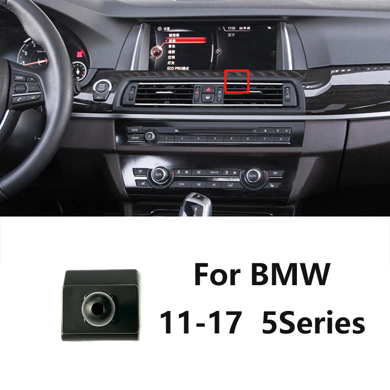 Car Special Phone Holder Stand 17mm Ball Head Base Interior GPS Mount Bracket For BMW 1/2/3/4/5/7 Series/X1X2/X3/X4/X5/X6/X7