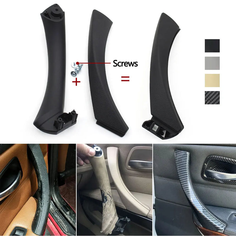 Inner door pull handle with cover for BMW 3 Series E90, E91 and E92
