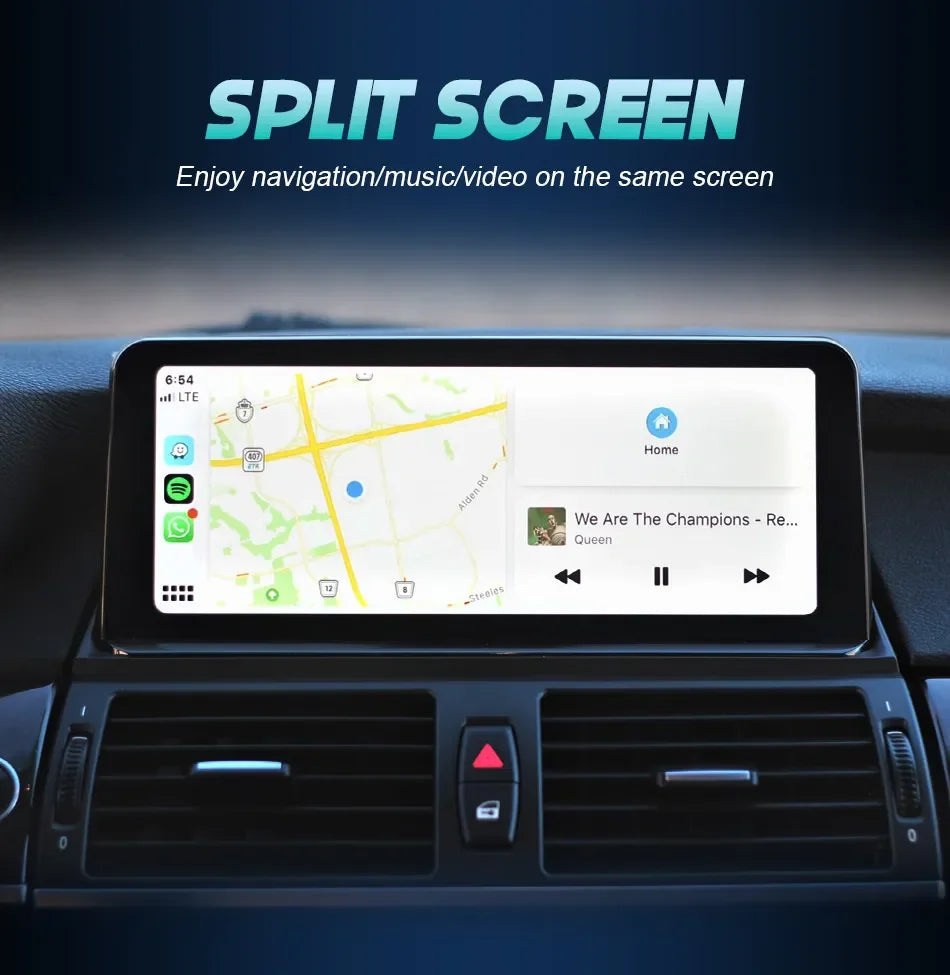 Wireless Carplay Android 14 For BMW F20 F30 F21 F22 F31 F32 F33 F34 F36 NBT EVO Multimedia Player Auto Radio Screen GPS