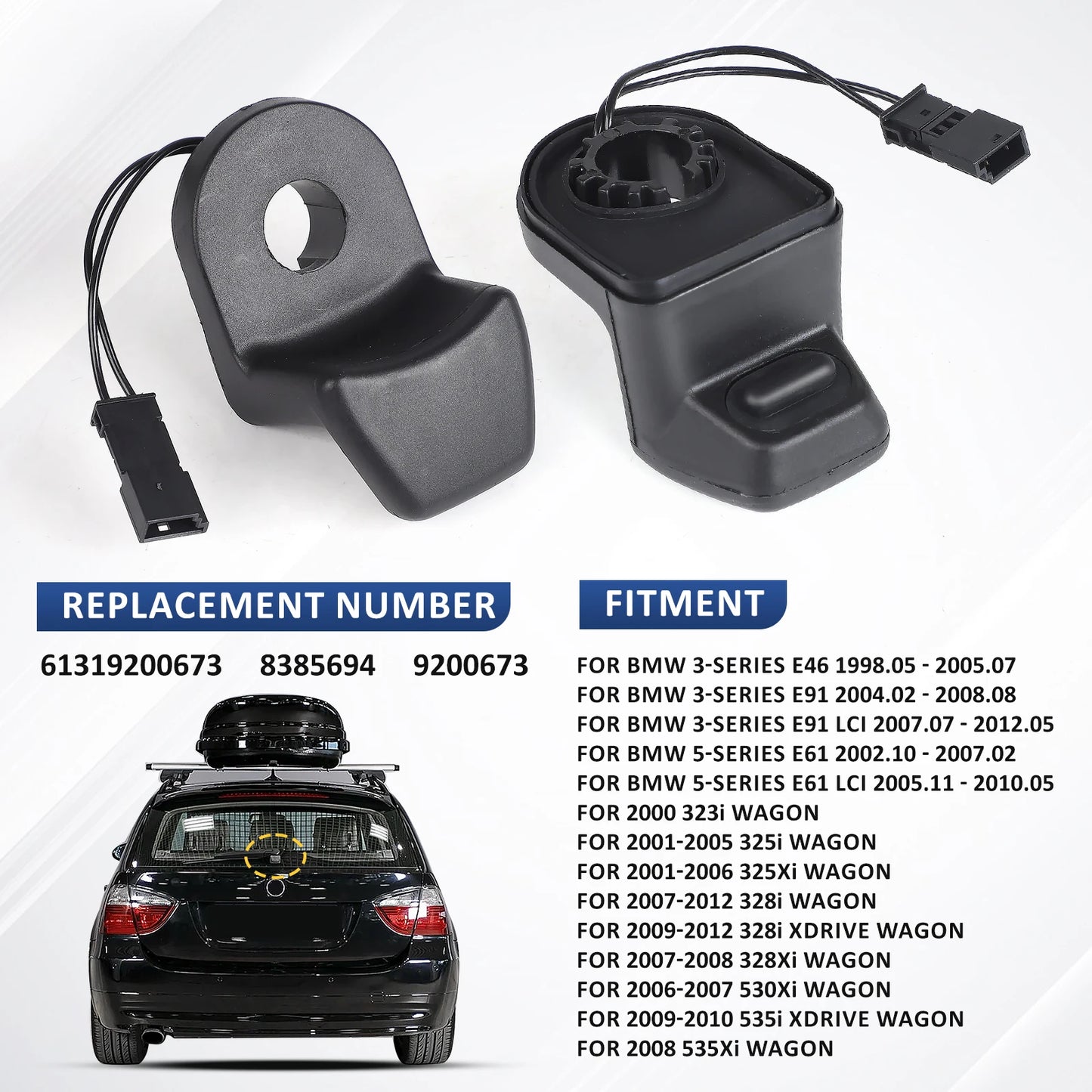 61319200673 For BMW E46 E91 E61 328i 535xi 323i 325xi 328i 328ixDrive 328xi 535xi Car Rear Tailgate Window Key Button Switch