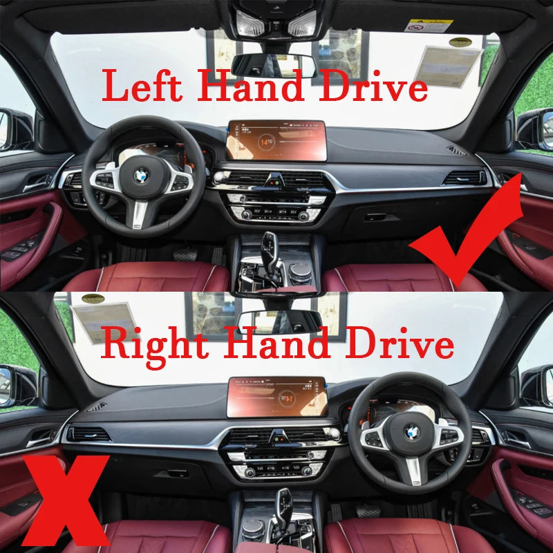 2Pcs Car Bright Black Side Rear View Mirror Cover Replacement For BMW 3 4 5 7 Series G20 G22 G30 G31 G38 G11 G12 2016 - 2022
