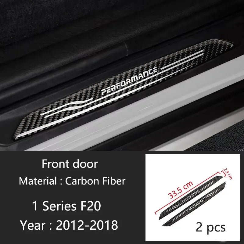 For BMW 1 2 3 4 5 Series F10 F20 F30 F34 X3 X5 X6 Accessories Welcome pedal Door Sill Scuff Plate Guards Protector Cover strip