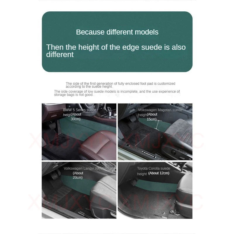 Artificial Leather Custom Car Floor Mats for BMW 4 Series F32 Coupe F33 Convertible F36 Gran Coupe Interior Accessories Details