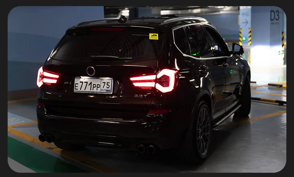 Car Lights for BMW X3 F25 2011-2017 LED Auto Taillight Assembly Upgrade 2023 The Newest G01 G08 Design Signal Lamp Accessories