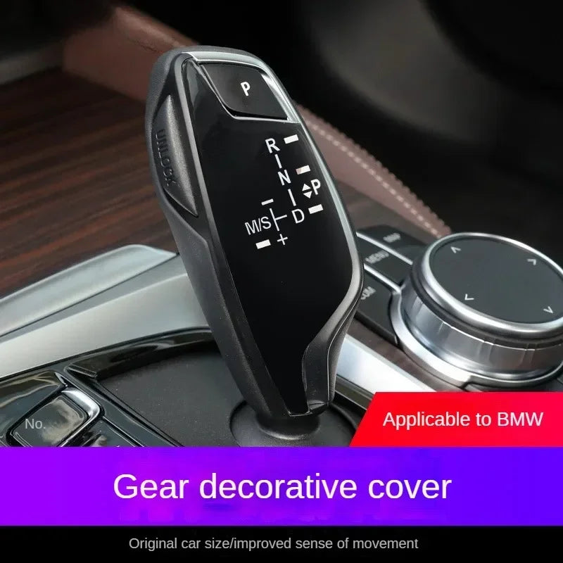 Car Gear Shift Knob Panel Cover For BMW 1 2 3 4 5 7 Series F10 F11 F01 F02 X1 X3 X4 X5 X6 M3 M5 F30 F32 F48 F25 F15 F16