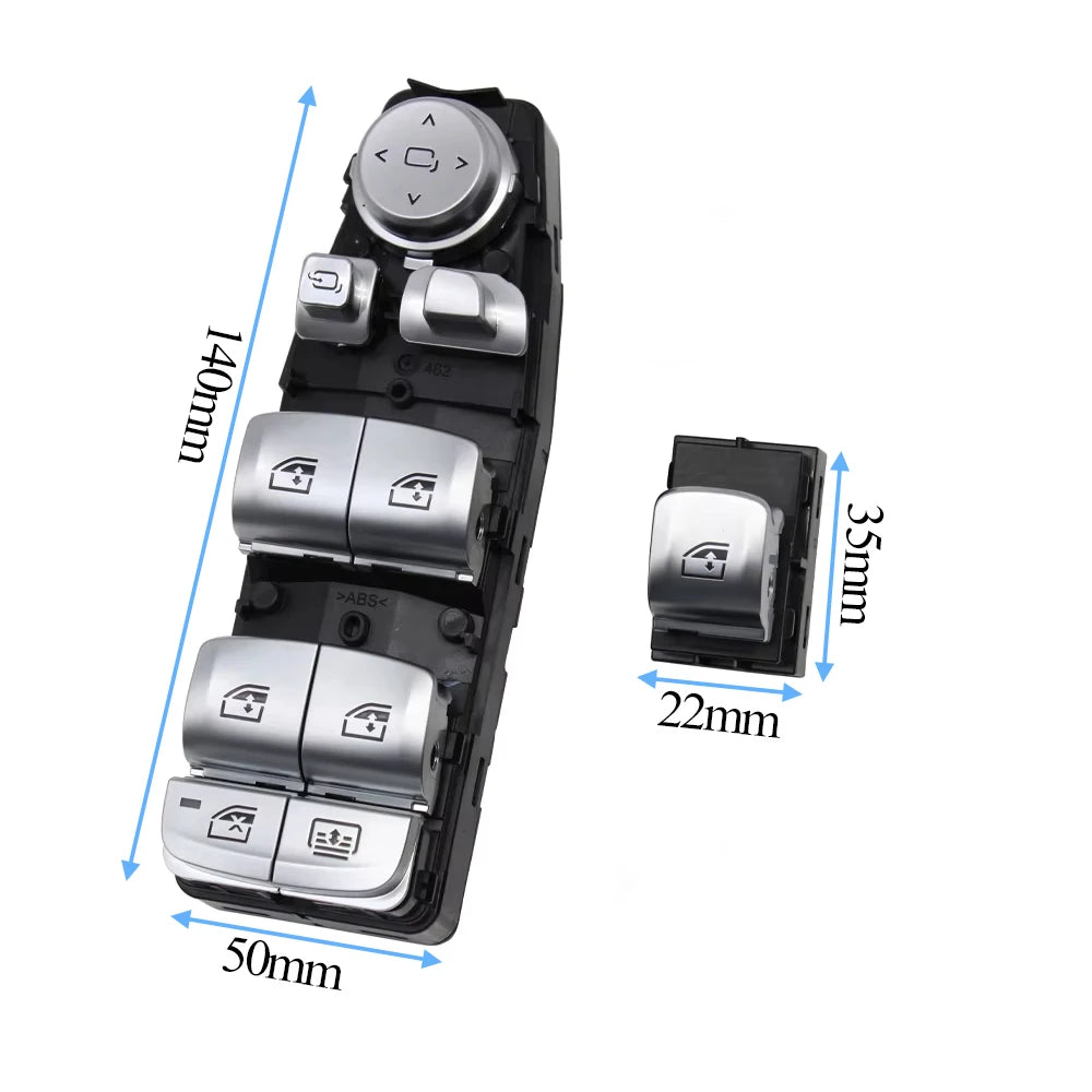 LHD RHD Power Lifter Master Window Regulator Switch Control Mirror Button For BMW 3 5 7 X3 X4 F30 F35 F25 F26 F10 F18 F01 F02