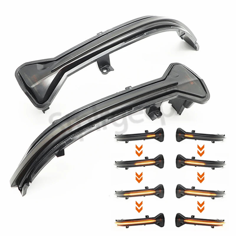 LED Dynamic Turn Signal Side Mirror Sequential Light Lamp For BMW G38 G12 G20 G30 G31 G14 G15 G11 G12 M5 F90 5 6 7 8 3 Series