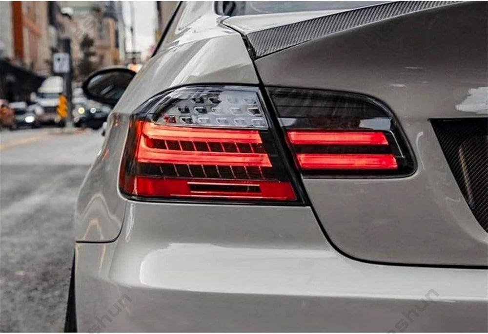 Pair Full LED Taillights For BMW 3 Series E92 M3 coupe 328i 335i 330i 2006 - 2012 Taillamp Rear Lamp Brake Fog Turn Signal Light