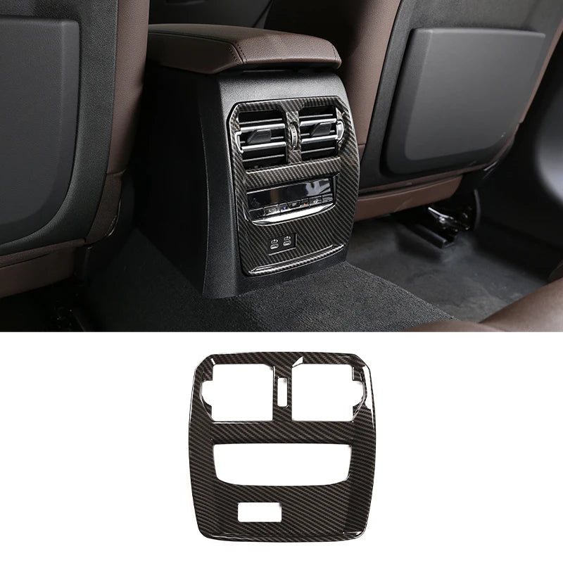 For BMW 3 Series G20 2020-2022 ABS Carbon Fiber Interior Kit Dashboard Console Gear Shift Panel Decoration Cover Trim Stickers