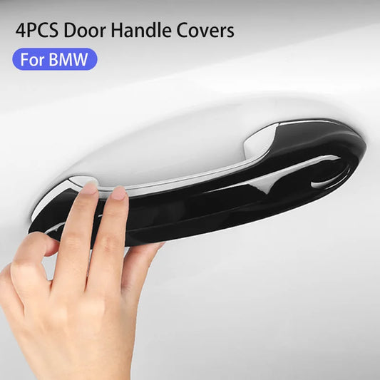 4PCS Car Door Handle Cover Trim Exterior Decoration For BMW G20 G30 G32 X1 F48 X2 F39 X3 G01 X4 G02 X5 F15 G05 G06 5 Series LHD