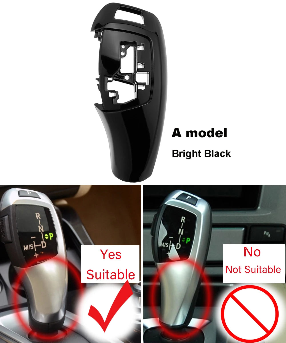 Car Gear Knob Shift Lever Cover Replacement for BMW 1 2 3 5 7 Series F10 F20 F21 F22 F11 F01 X1 X3 X4 M3 M5 F30 F25 F Chassis