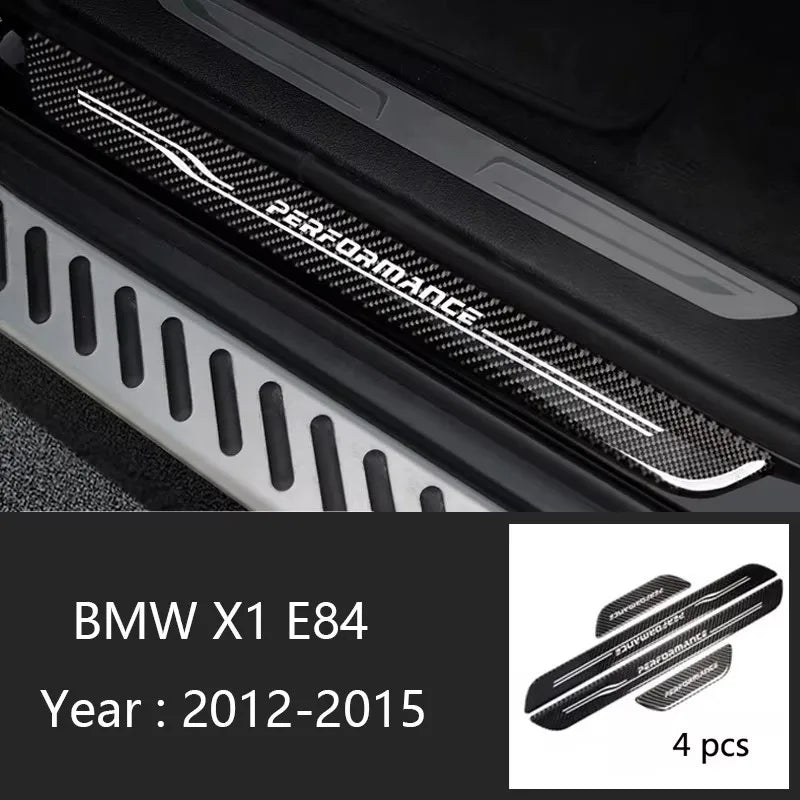 For BMW 1 2 3 4 5 Series F10 F20 F30 F34 X3 X5 X6 Accessories Welcome pedal Door Sill Scuff Plate Guards Protector Cover strip