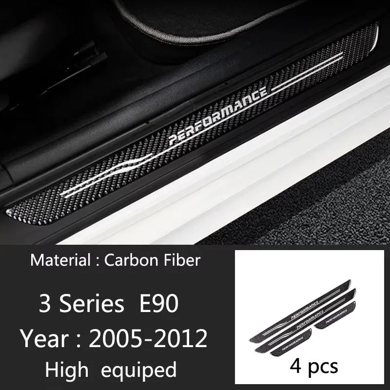 For BMW 1 2 3 4 5 Series F10 F20 F30 F34 X3 X5 X6 Accessories Welcome pedal Door Sill Scuff Plate Guards Protector Cover strip