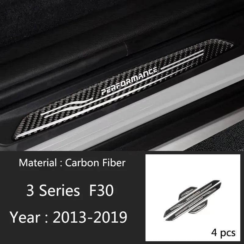 For BMW 1 2 3 4 5 Series F10 F20 F30 F34 X3 X5 X6 Accessories Welcome pedal Door Sill Scuff Plate Guards Protector Cover strip