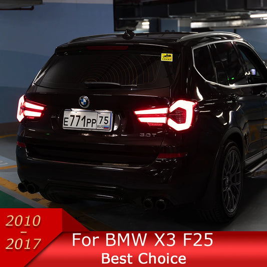 Car Lights for BMW X3 F25 2011-2017 LED Auto Taillight Assembly Upgrade 2023 The Newest G01 G08 Design Signal Lamp Accessories