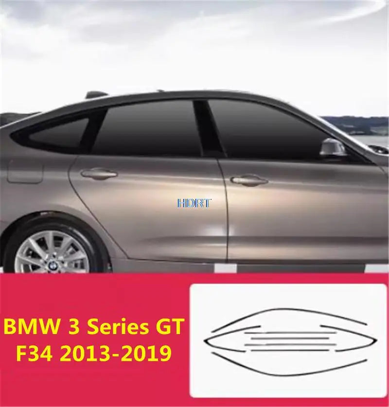 Sticker Glass Moulding Cover Black Window Strip Trim Frame For BMW X1 X2 X3 X4 X5 X6 X7 3 4 5 6 7 Series 2006-2023 Car Styling