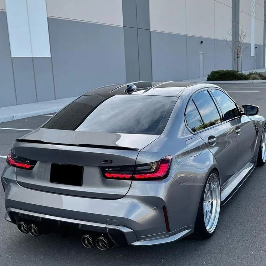 Rear Wing for BMW 3 Series G20 320i 325i 330i M3 2019 2020 2021 2022 2023 Tail Fixed Wings Spoiler Trunk Roof Lid Spoiler