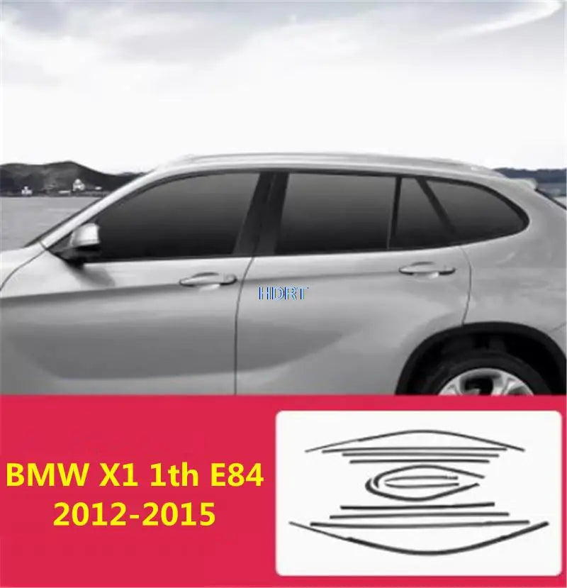 Sticker Glass Moulding Cover Black Window Strip Trim Frame For BMW X1 X2 X3 X4 X5 X6 X7 3 4 5 6 7 Series 2006-2023 Car Styling